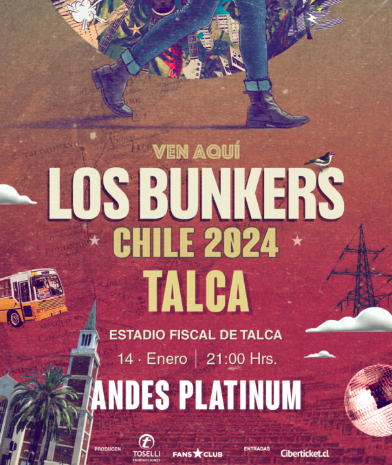 Los Bunkers en Talca – Andes Platinum